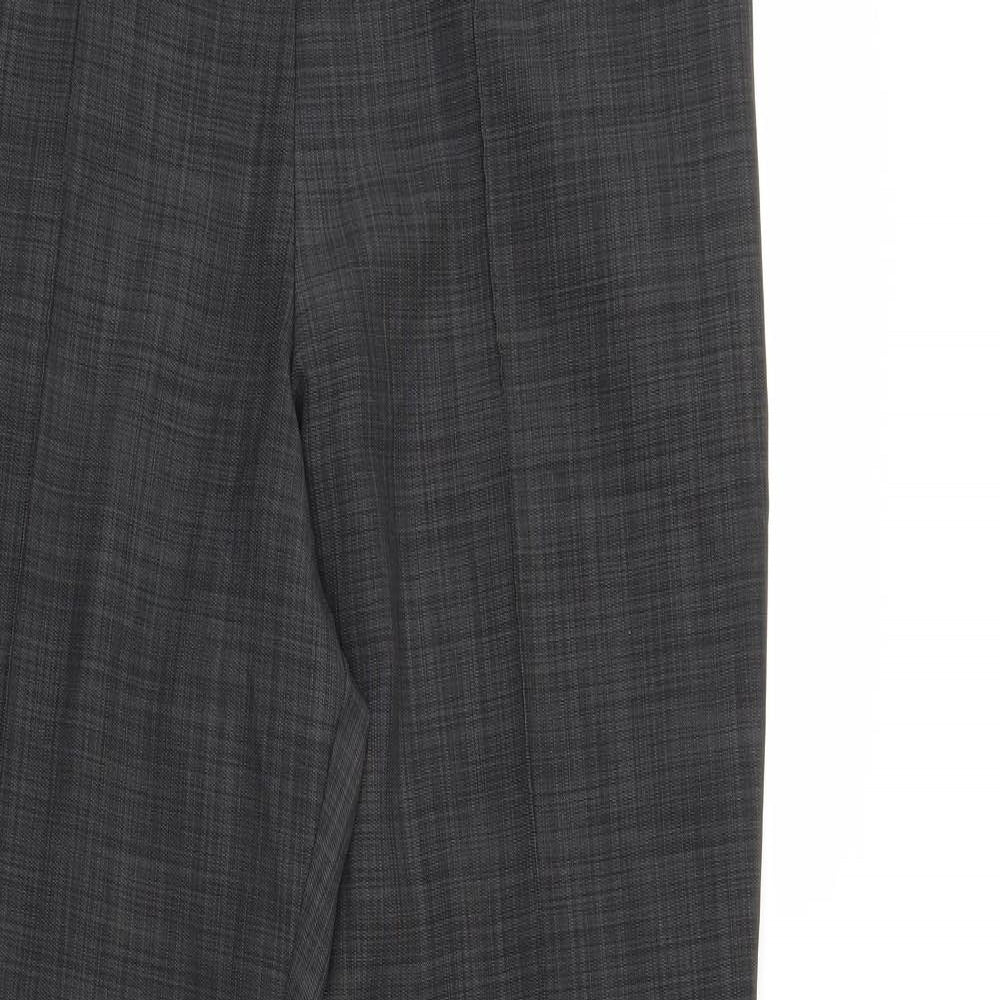 M&S Womens Grey   Trousers  Size 12 L26 in