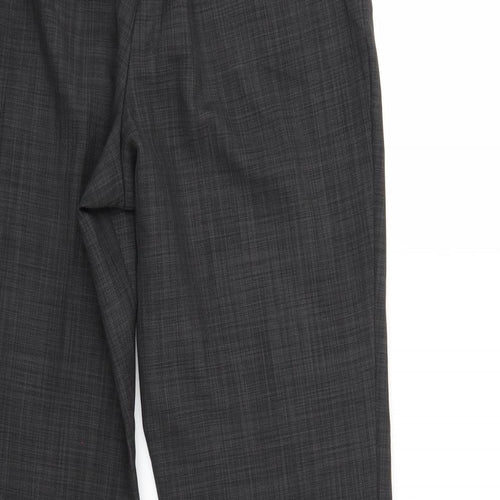 M&S Womens Grey   Trousers  Size 12 L26 in
