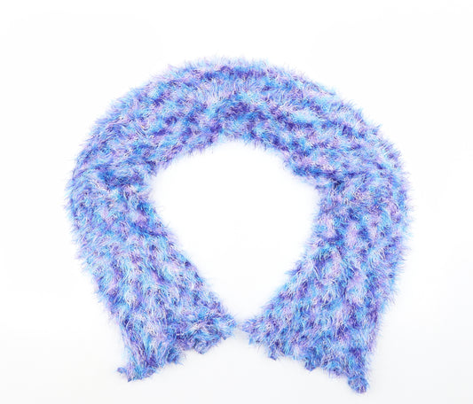 Front view of Preworn women’s blue scarf