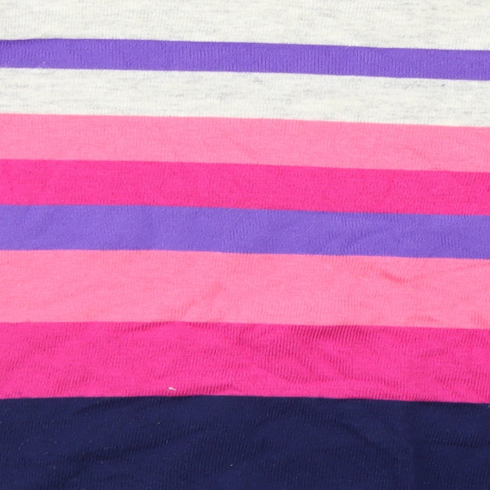 Oasis Womens Multicoloured Striped  Pullover Jumper Size S