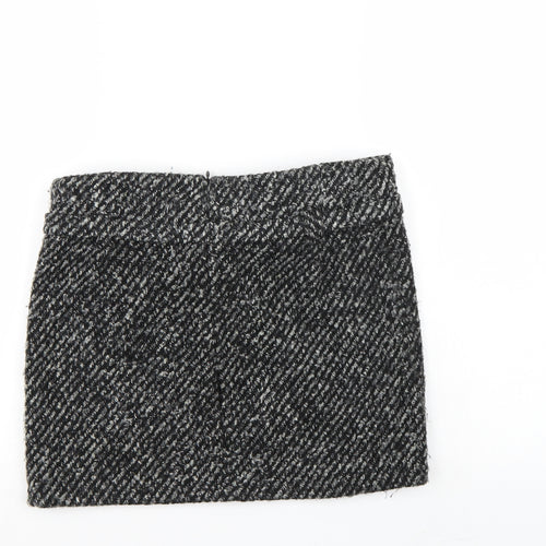 Castro Womens Grey   A-Line Skirt Size 8