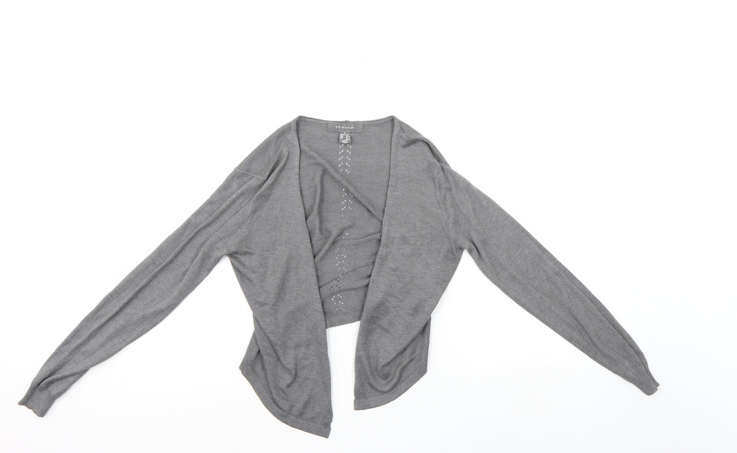 Primark Womens Grey   Cardigan Jumper Size 6