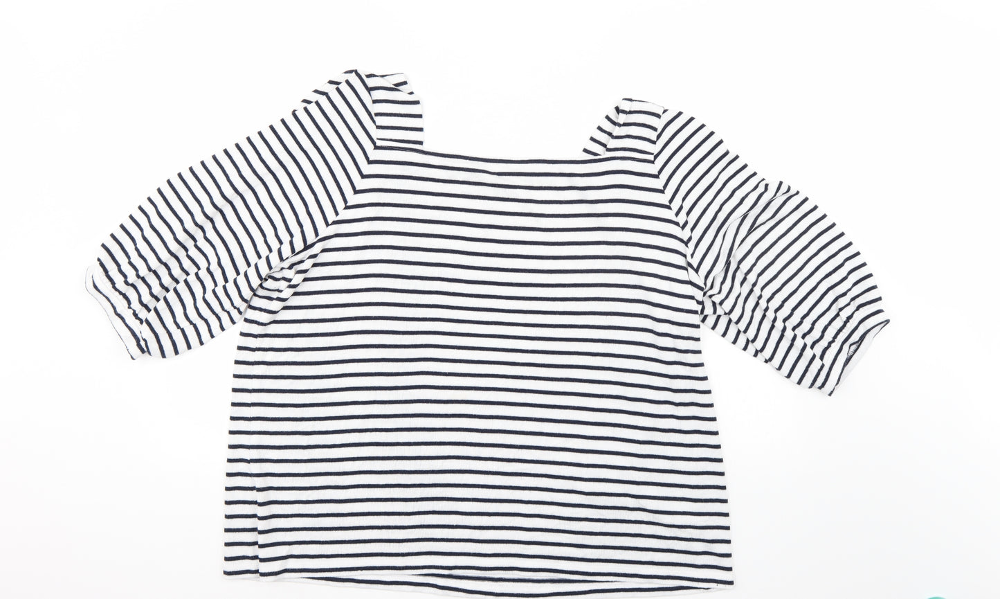 TU Womens Multicoloured Striped  Pullover Jumper Size 24