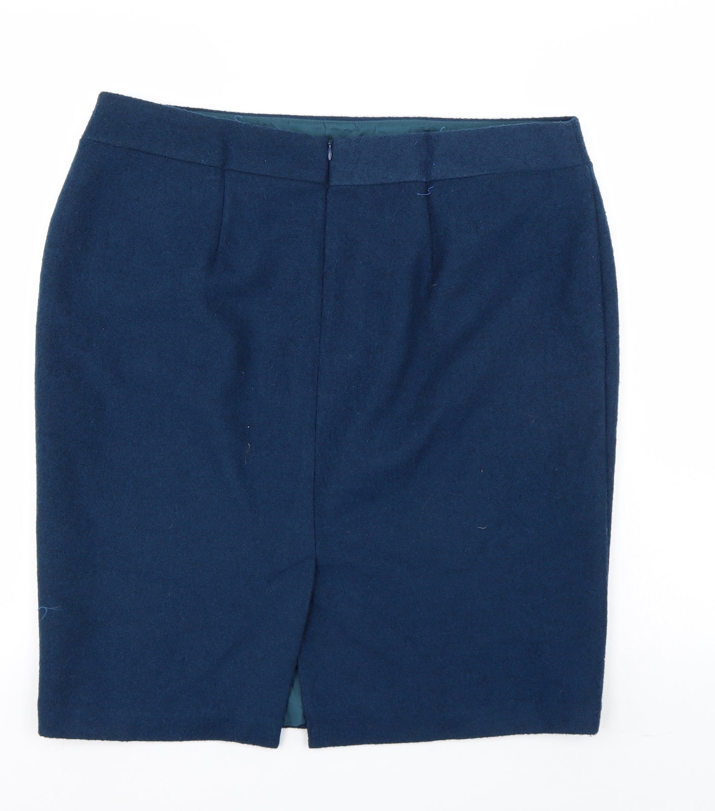 M&S Womens Blue   A-Line Skirt Size 16