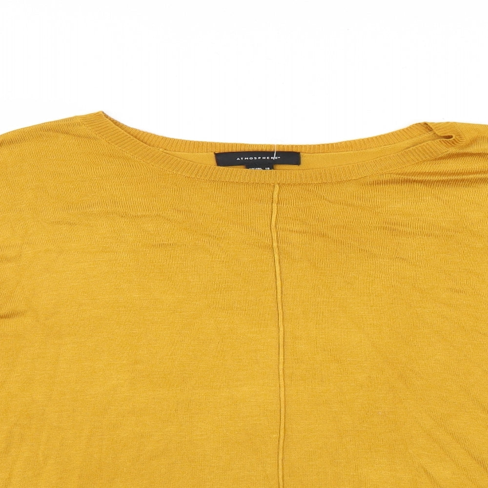 Atmosphere Womens Gold   Pullover Jumper Size 18