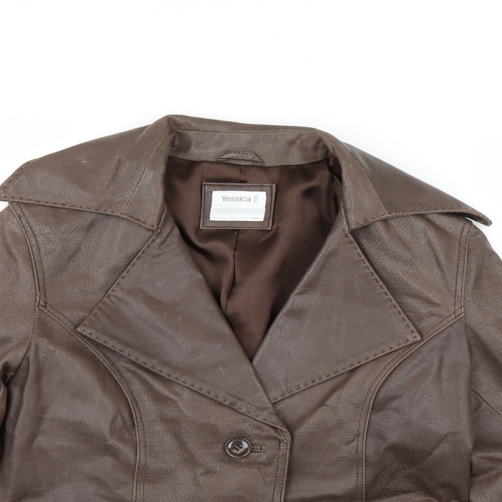 Yessica Womens Brown   Jacket  Size 12