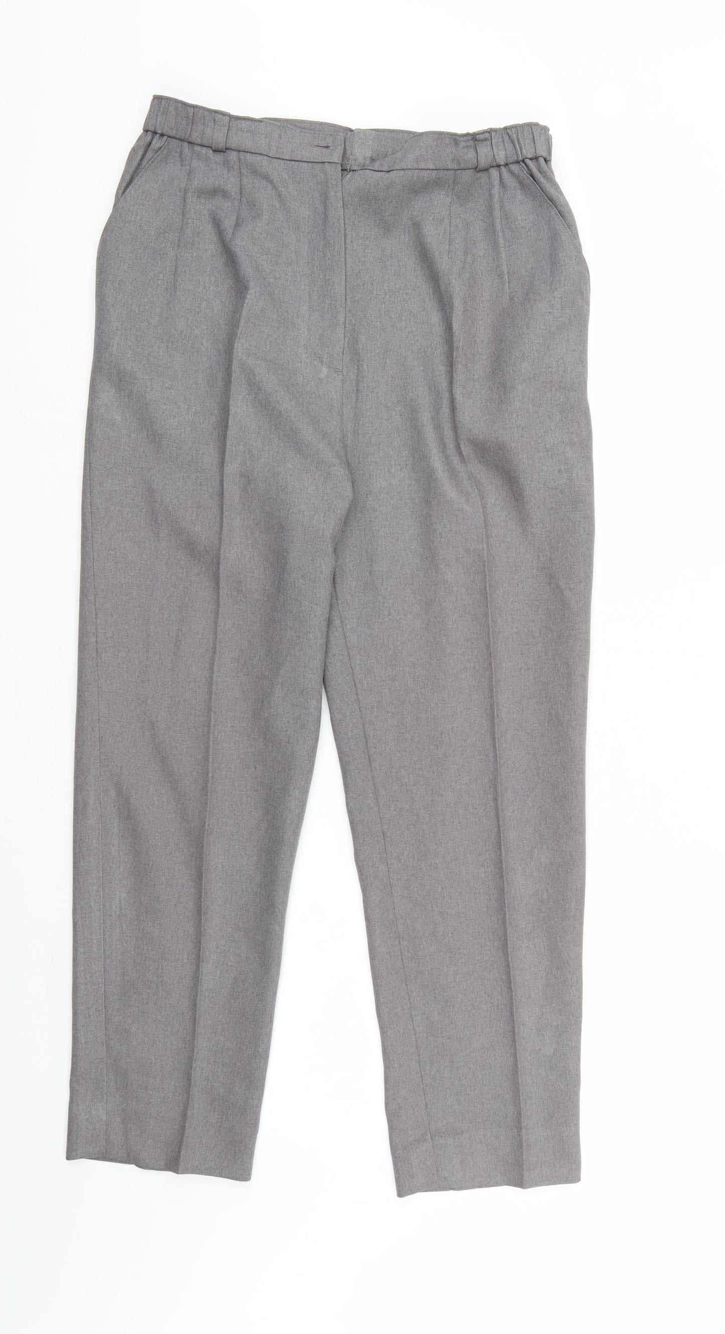 Preworn Womens Grey   Trousers  Size 16 L26 in