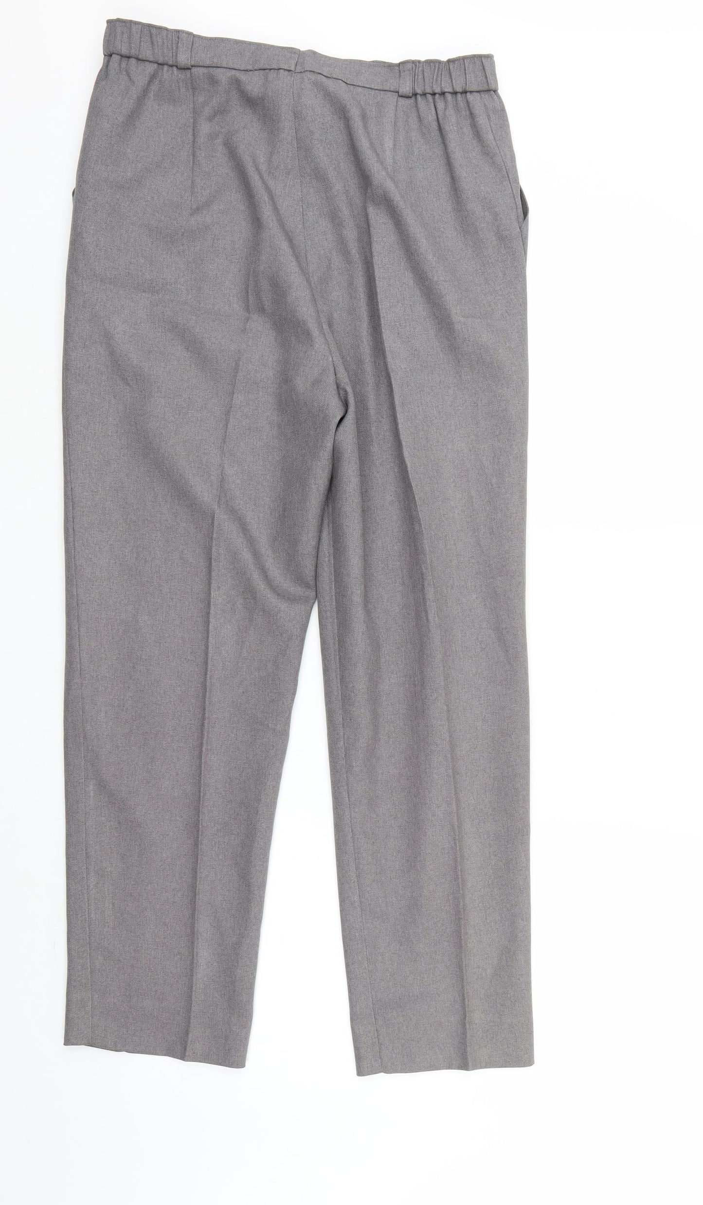 Preworn Womens Grey   Trousers  Size 16 L26 in