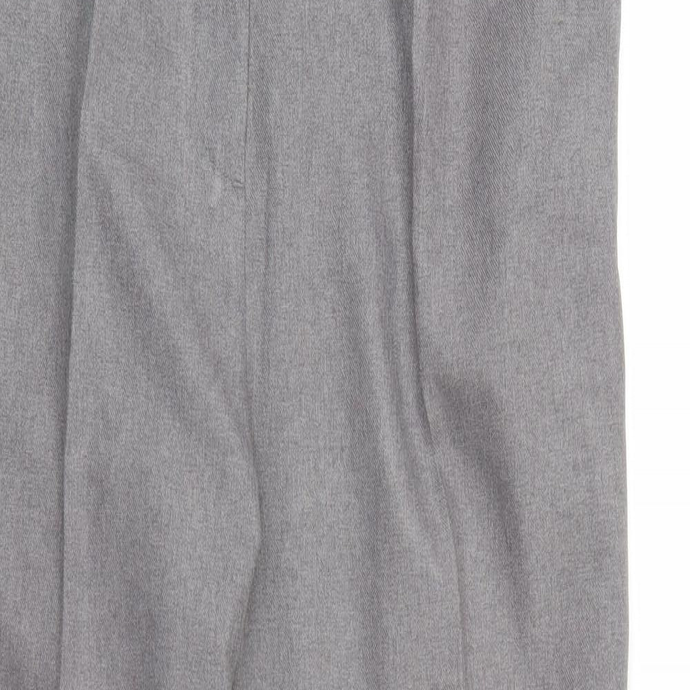 Preworn Womens Grey   Trousers  Size 16 L26 in