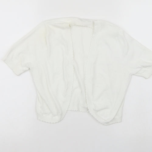 TU Womens White   Cardigan Jumper Size 10
