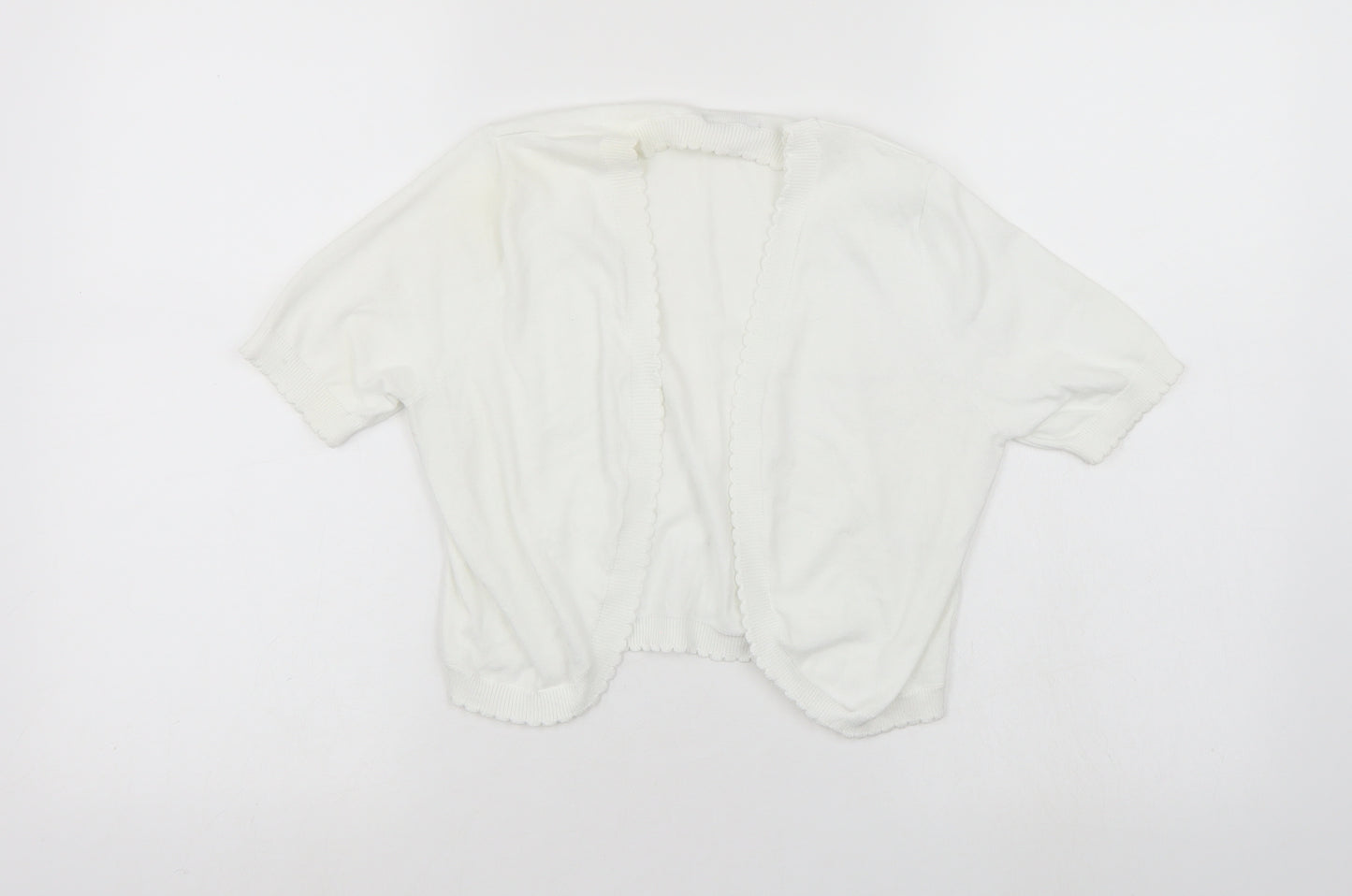 TU Womens White   Cardigan Jumper Size 10