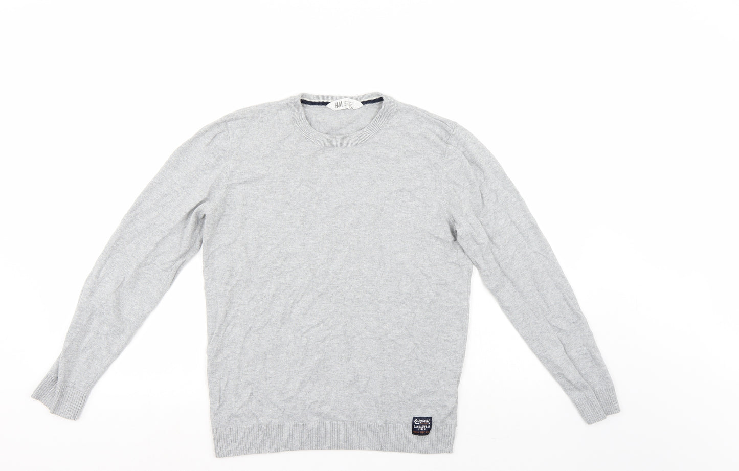 H&M Girls Grey   Pullover Jumper Size 13-14 Years
