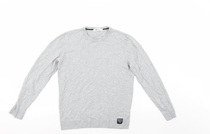 H&M Girls Grey   Pullover Jumper Size 13-14 Years