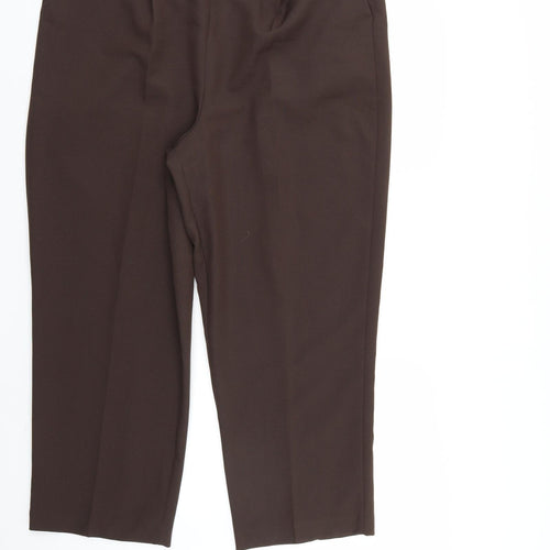 BM Womens Brown   Trousers  Size 20 L27 in