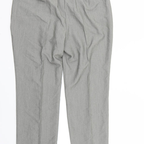 M&S Womens Grey   Trousers  Size 14 L26 in