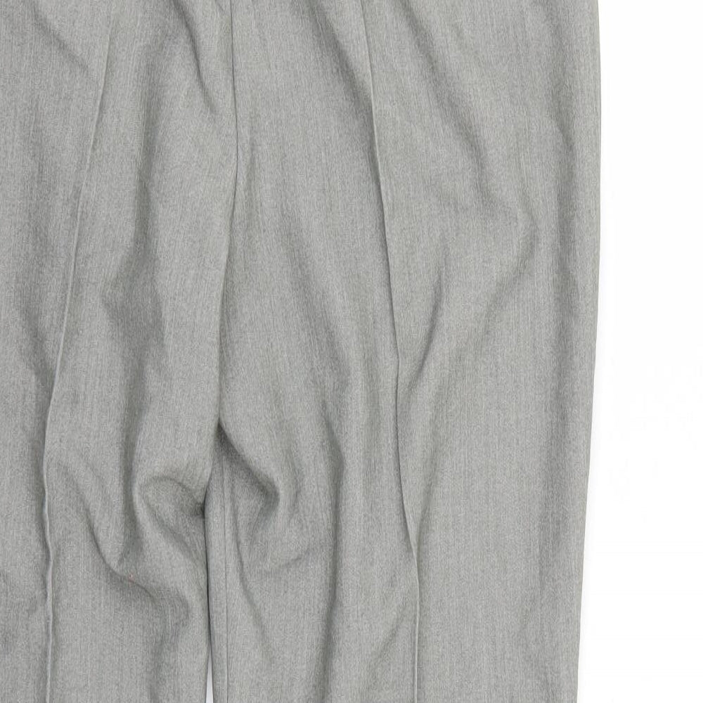 M&S Womens Grey   Trousers  Size 14 L26 in