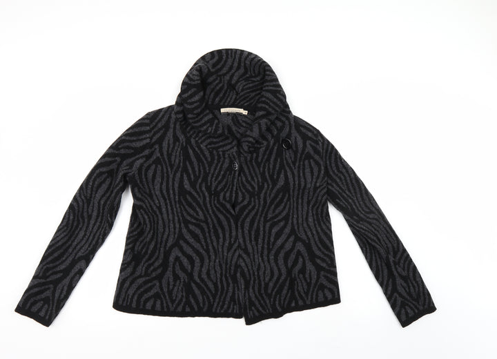 Chairamente Womens Black Jacket Coatigan Size M