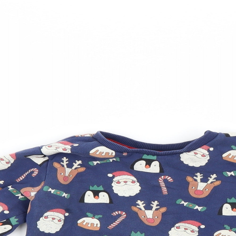 Next 82 Boys Multicoloured   Pullover Jumper Size 3-4 Years  - christmas