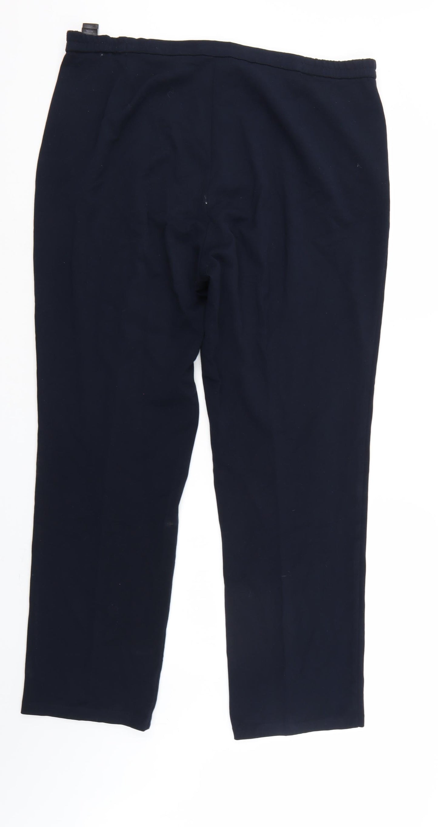 M&S Womens Blue   Trousers  Size 16 L30 in