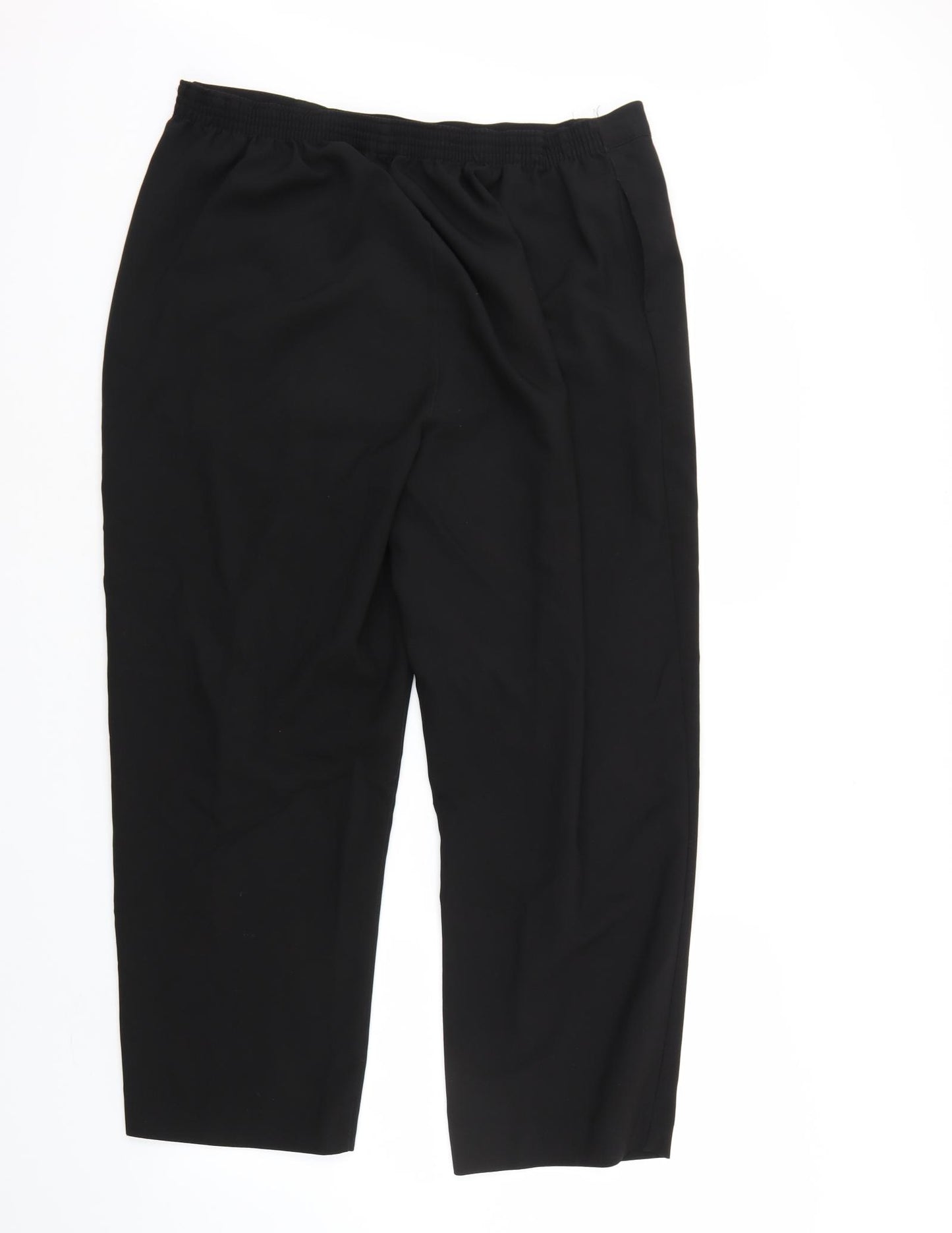 BM Womens Black   Trousers  Size 18 L26 in