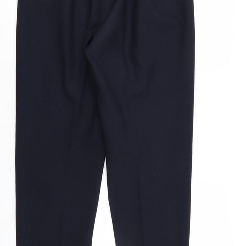 Sarah Hamilton Womens Blue   Trousers  Size 14 L26 in - Elastic Waist