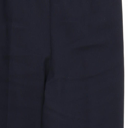 Sarah Hamilton Womens Blue   Trousers  Size 14 L26 in - Elastic Waist