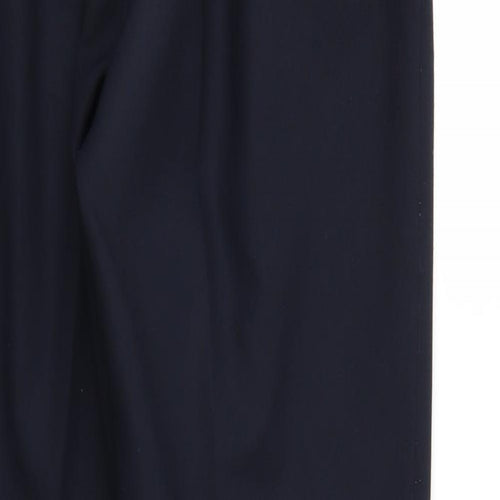 Sarah Hamilton Womens Blue   Trousers  Size 14 L26 in - Elastic Waist