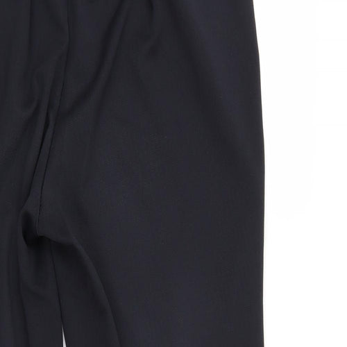 BM Womens Black   Trousers  Size 16 L25 in - Elastic Waist