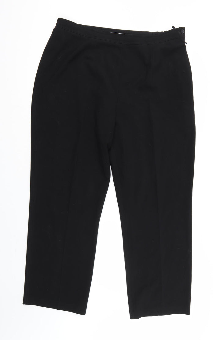 Bonmarché Womens Black   Trousers  Size 18 L28 in