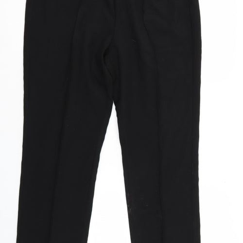 Julipa Womens Black   Trousers  Size 14 L26 in - Elastic Waist