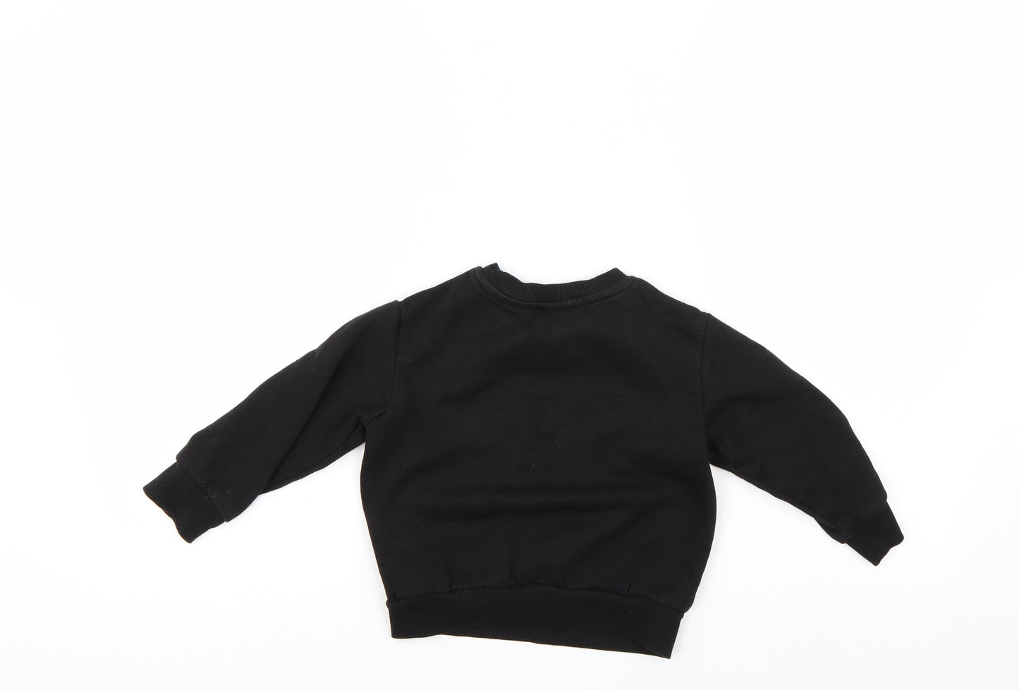 H&M Boys Black   Pullover Sweatshirt Size 3-4 Years