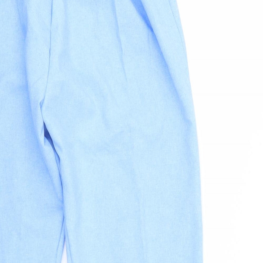 Bodywise Womens Blue   Trousers  Size 20 L27 in - Elastic Waist