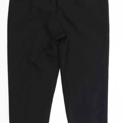 Sarah Hamilton Womens Black   Trousers  Size 14 L25 in - Elastic Waist