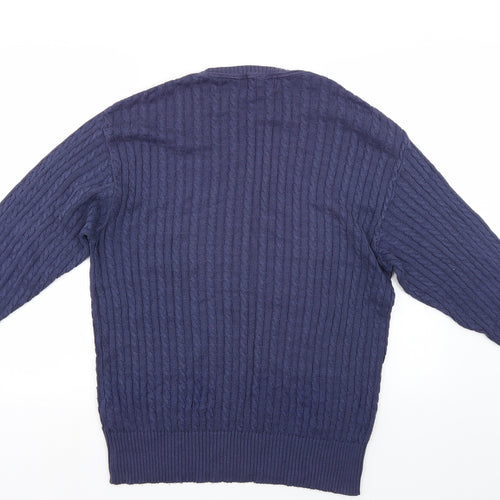 Rangers Mens Blue Fair Isle  Pullover Jumper Size XL