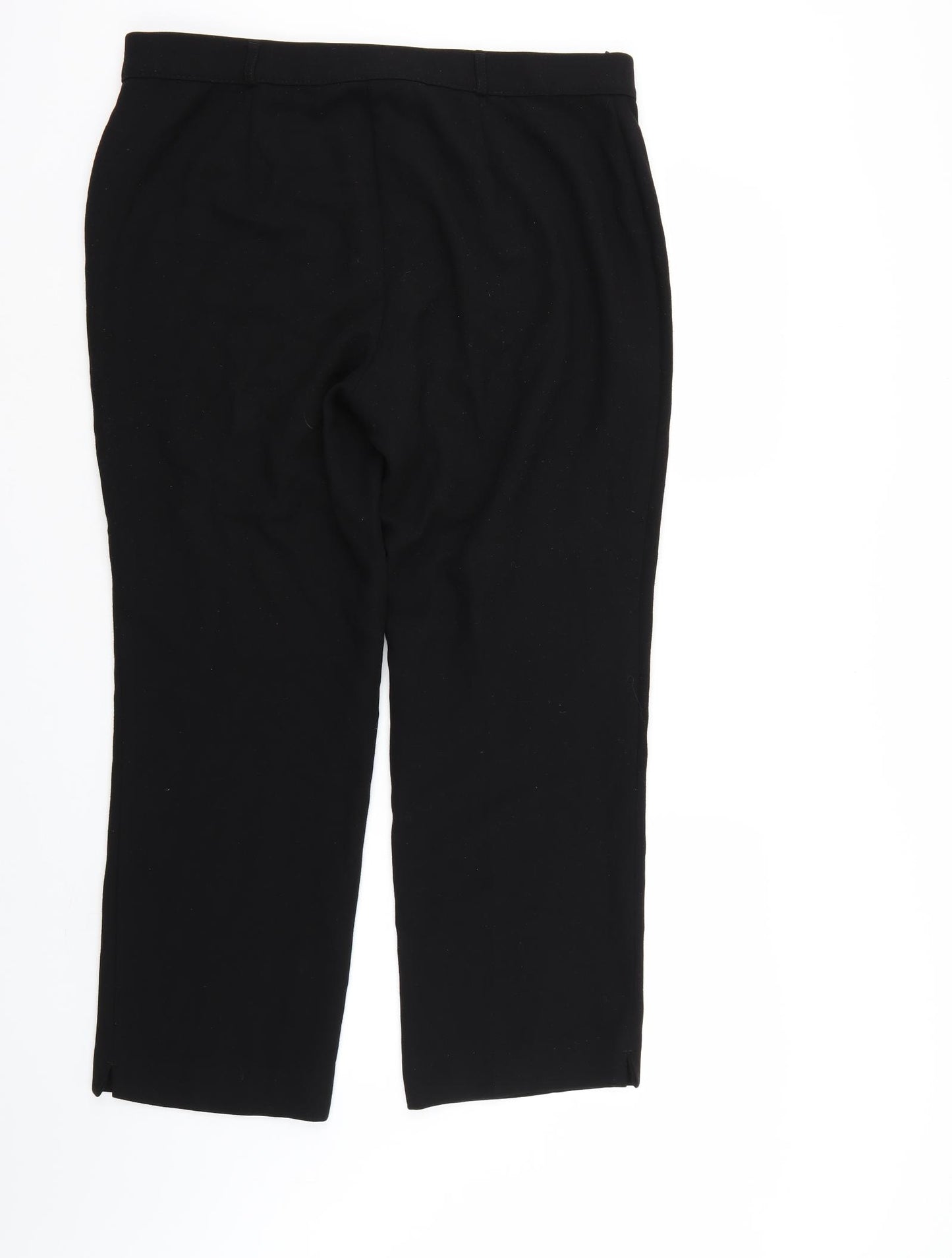 Marks & Spencer Womens Black   Trousers  Size 18 L27 in