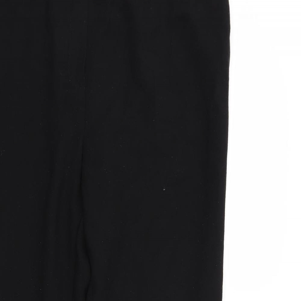 Marks & Spencer Womens Black   Trousers  Size 18 L27 in