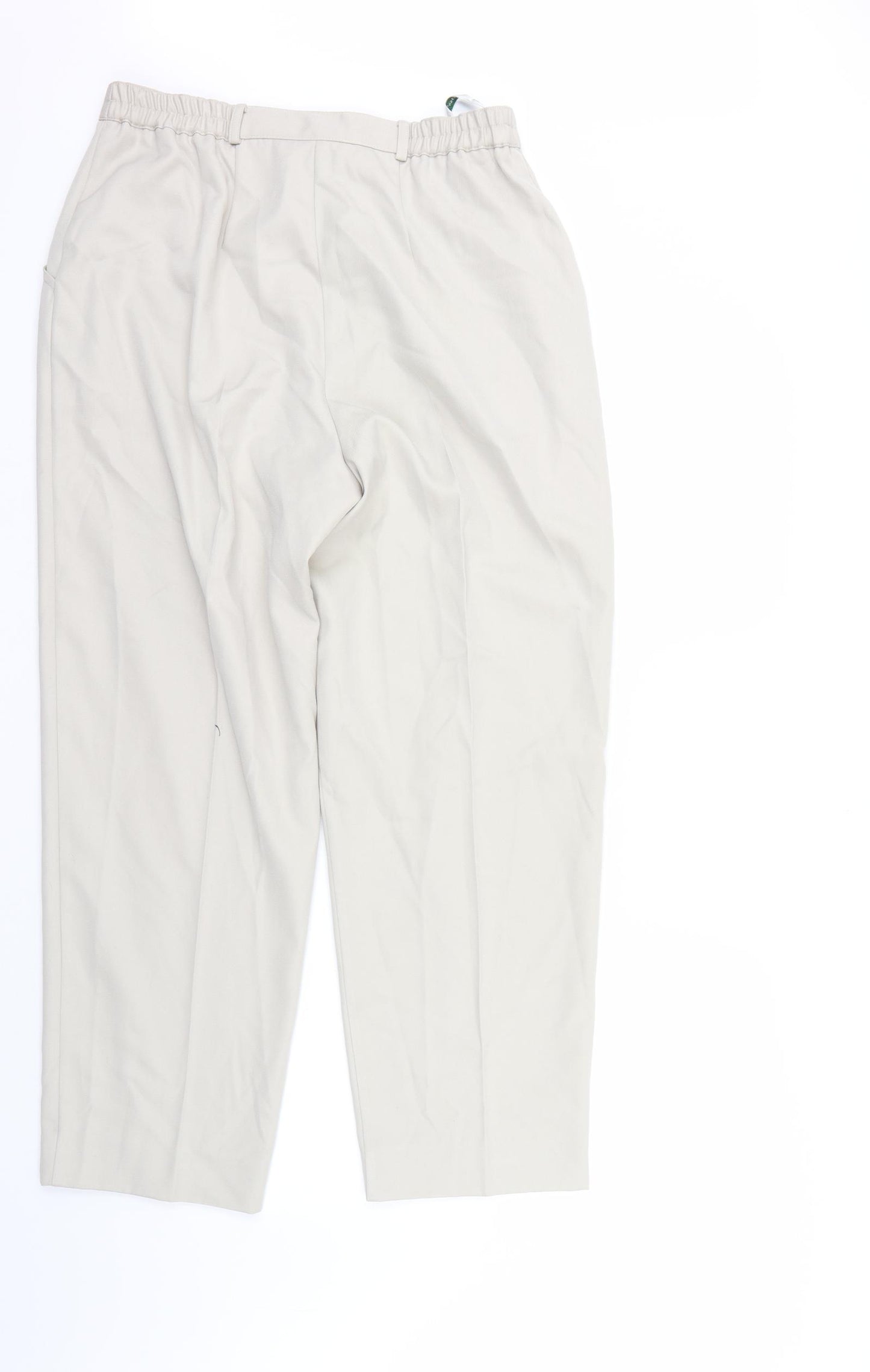 Jumper Womens Ivory   Trousers  Size 16 L28 in - Elastic Waist