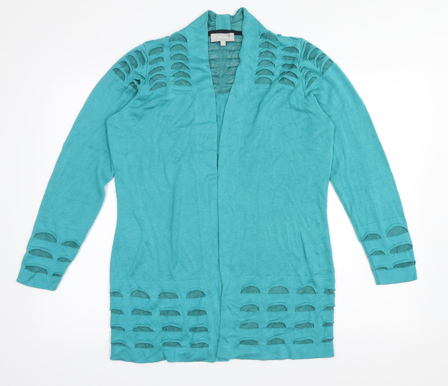 Peruna Womens Green   Cardigan Jumper Size 12  - non fastening
