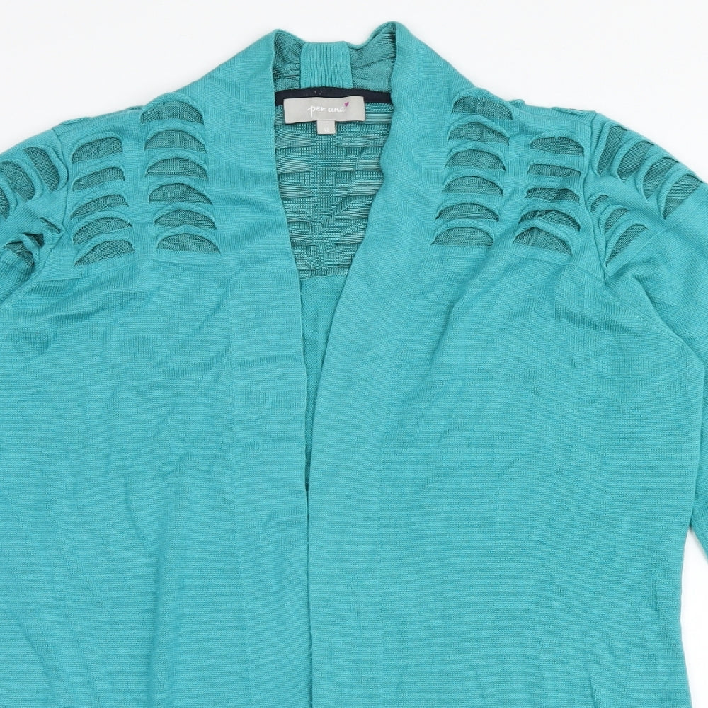 Peruna Womens Green   Cardigan Jumper Size 12  - non fastening