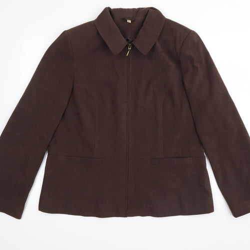 EWM Womens Brown   Jacket  Size 16