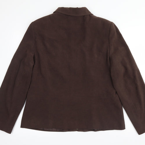 EWM Womens Brown   Jacket  Size 16