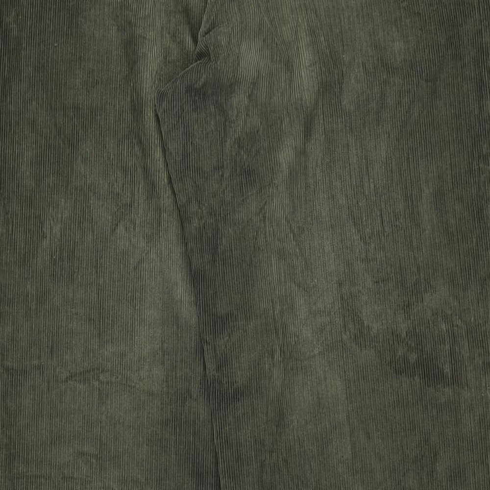 Marks and Spencer Mens Green  Corduroy Trousers  Size 36 L29 in