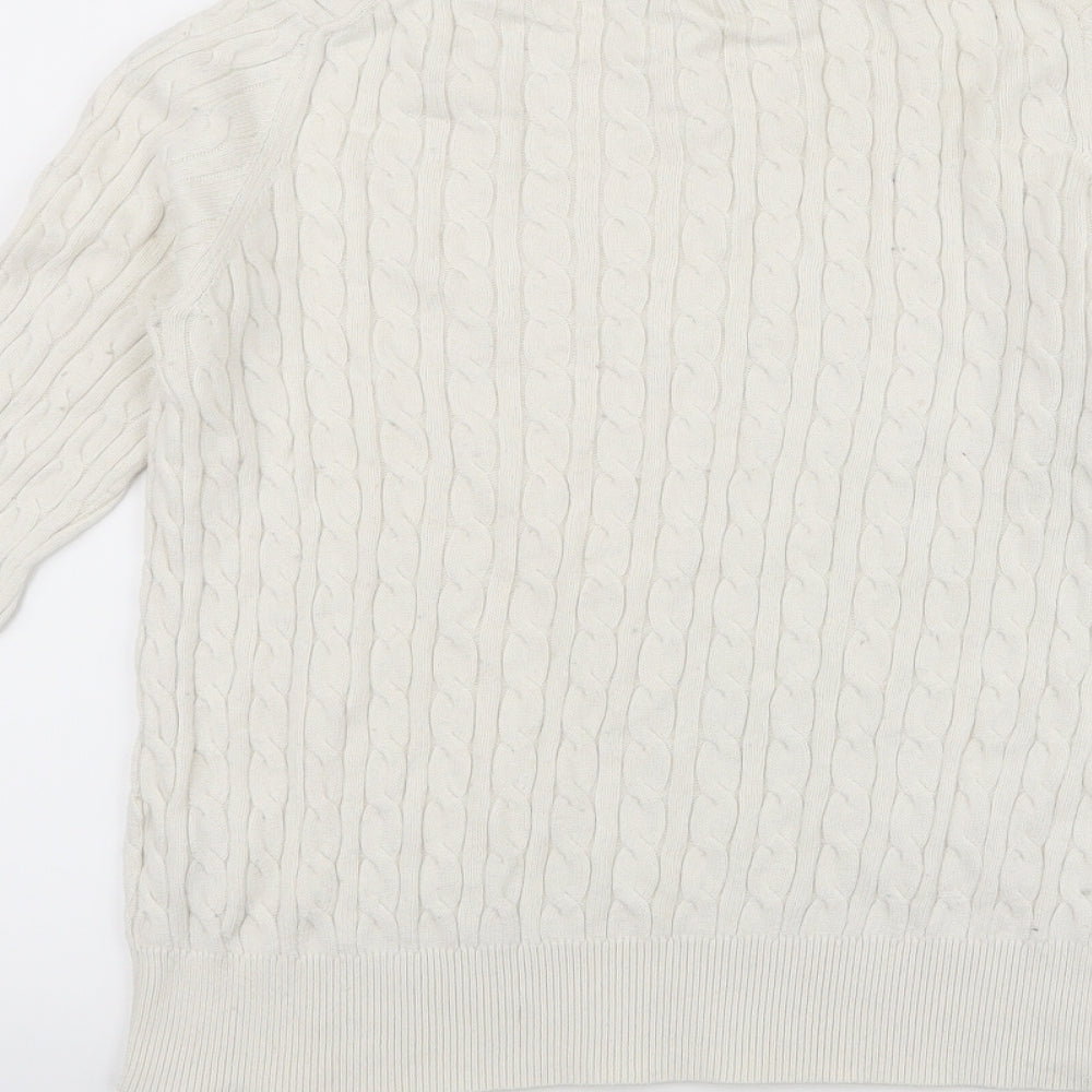 PERWORN Womens Beige   Pullover Jumper Size S