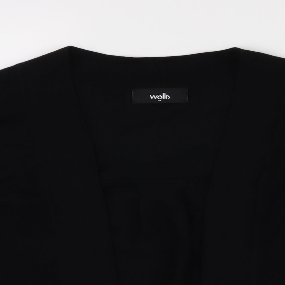 Wallis Womens Black   Cardigan Jumper Size XL