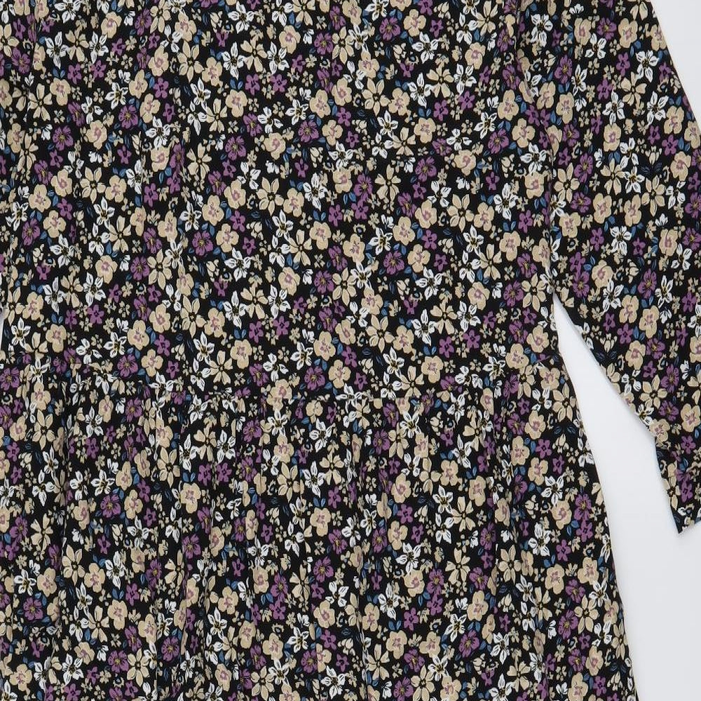 NEXT Womens Black Floral  Maxi  Size 12