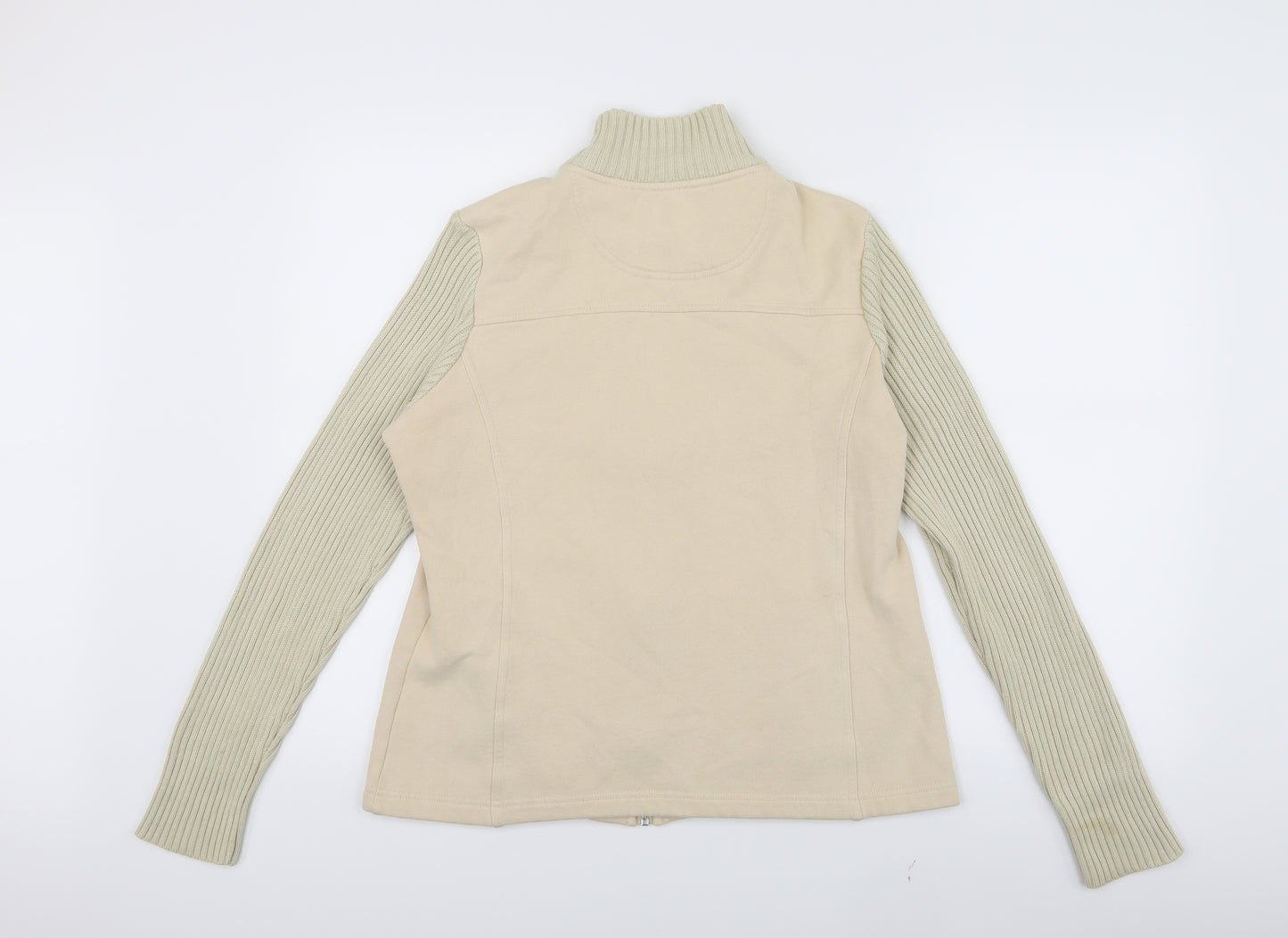 Maine Womens Beige   Cardigan Jumper Size 14