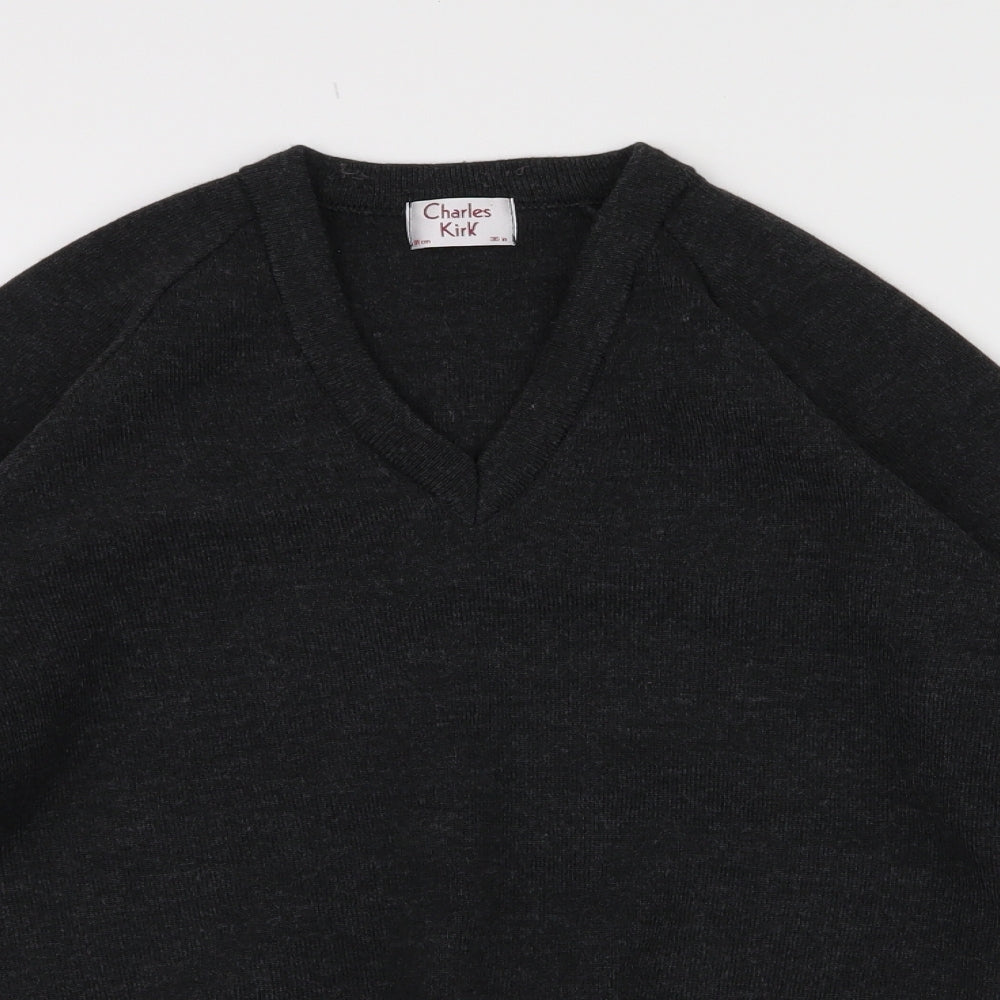 charles Kirk Womens Grey   Pullover Jumper Size S