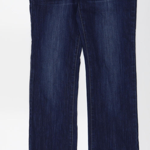 DROMEDAR Womens Blue   Straight Jeans Size 27 L31.5 in