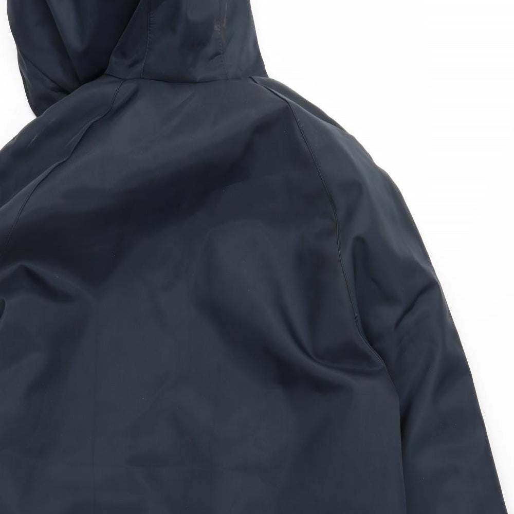 Central Mens Blue   Anorak Coat Size L