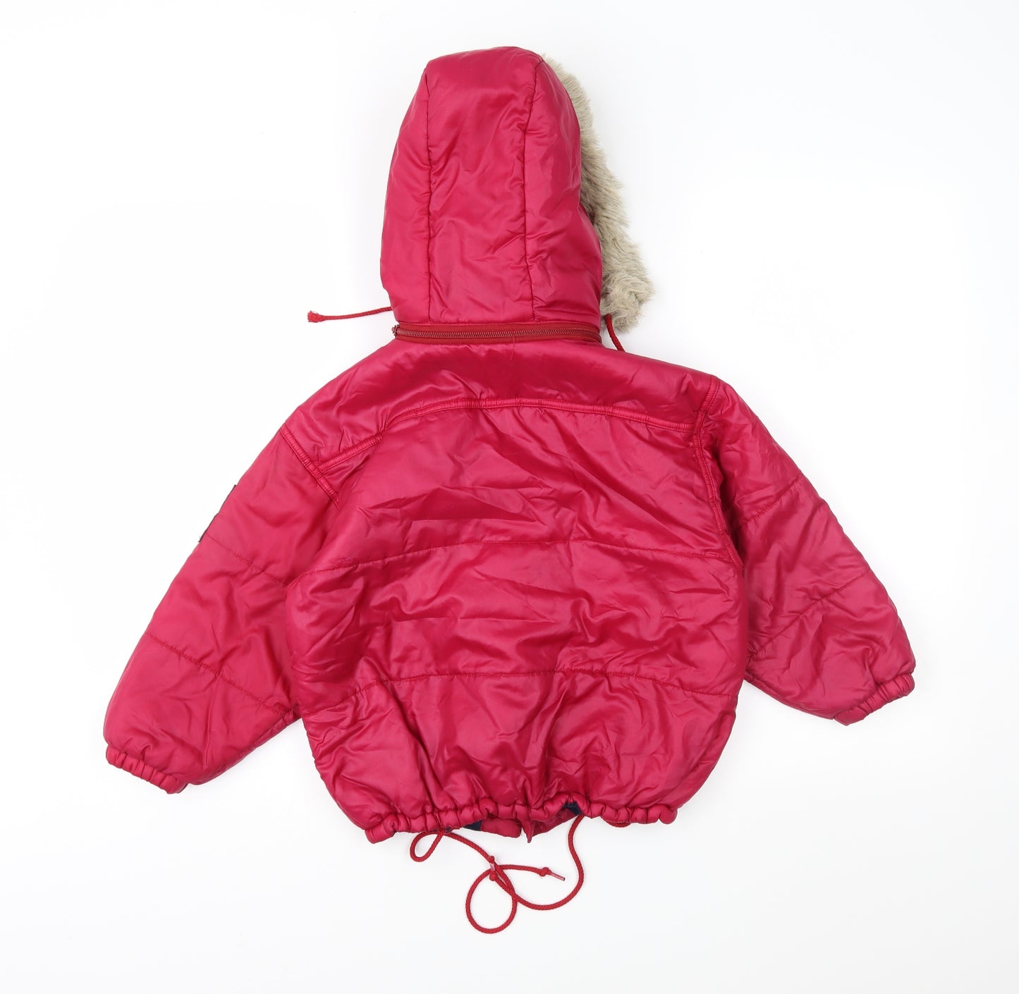Peanuts Girls Pink   Parka Jacket Size 6 Years
